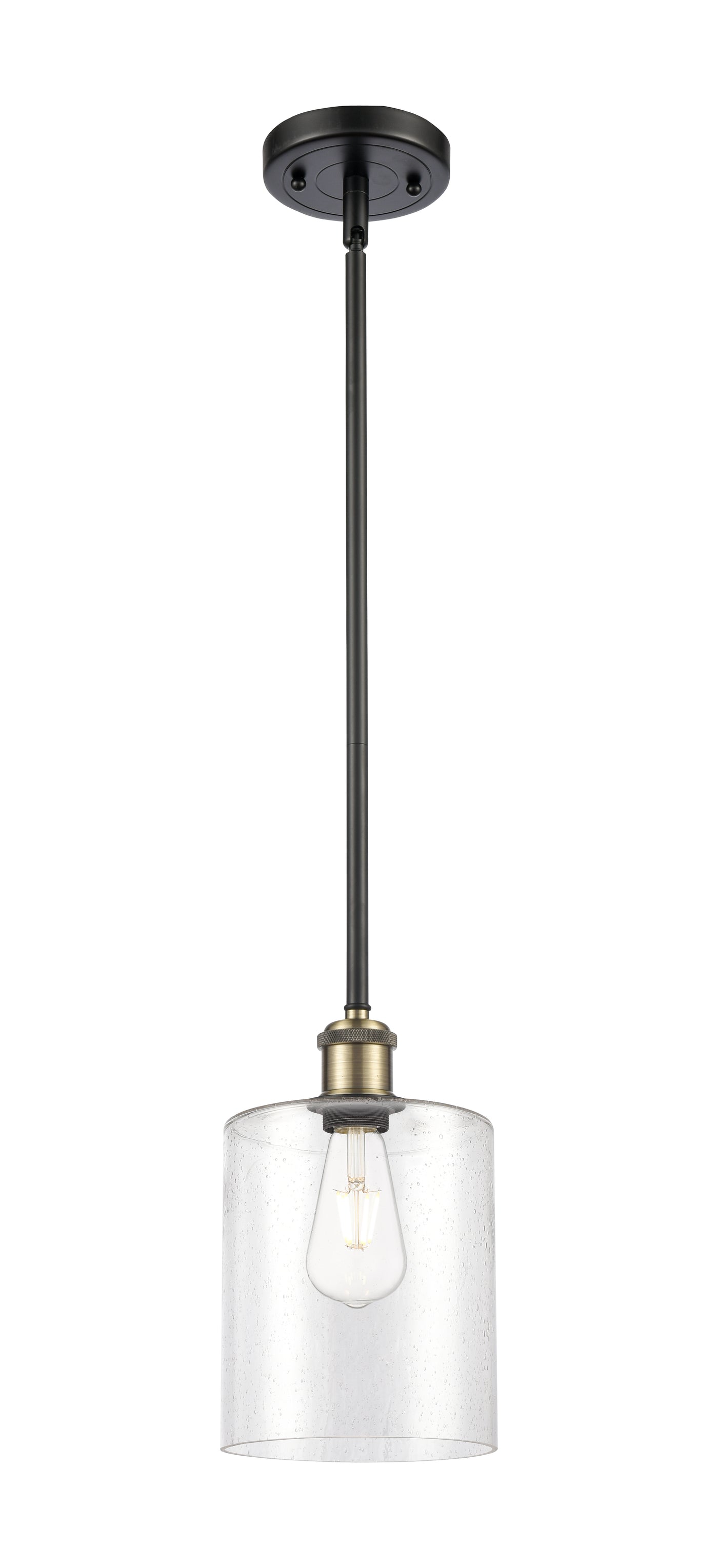 Ballston Mini Pendant Antique Brass Finish