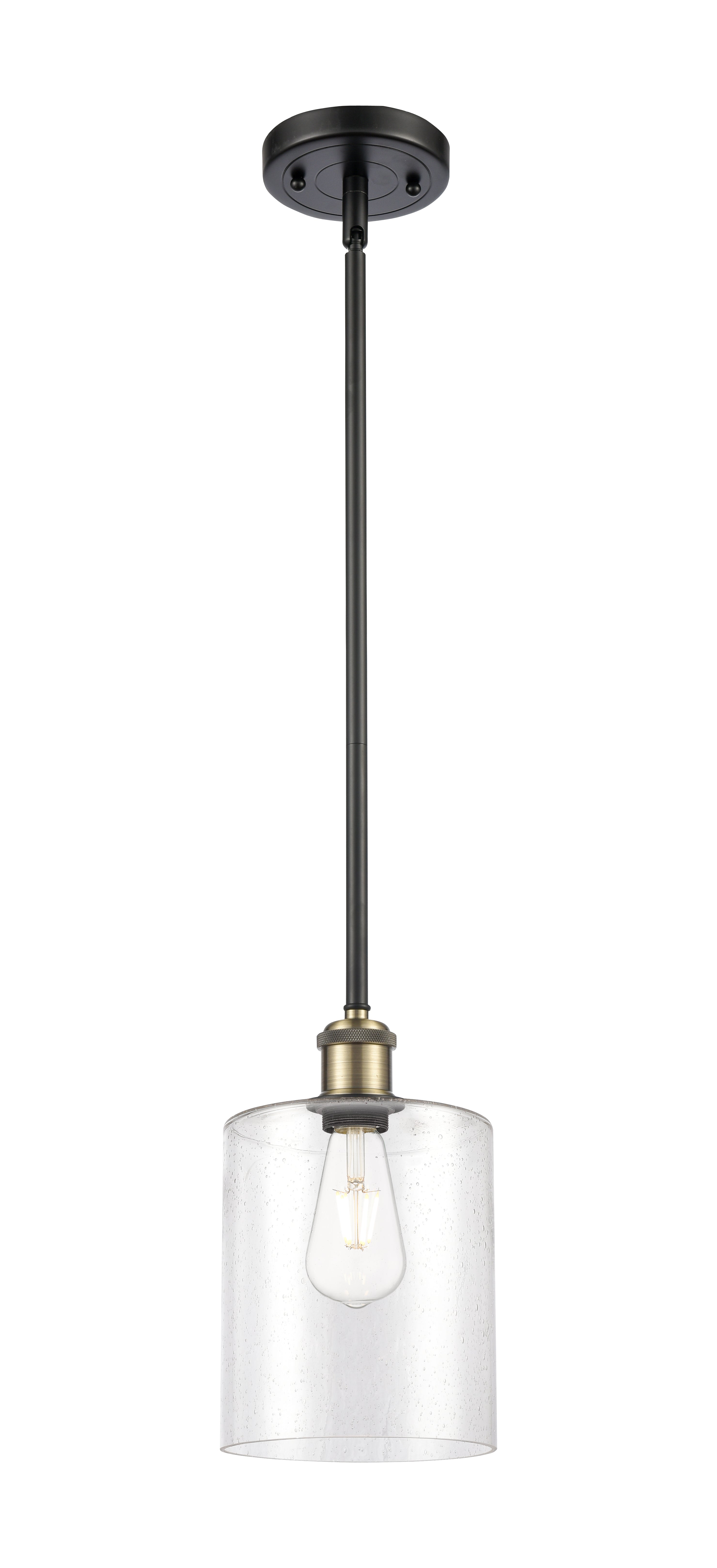 Ballston Mini Pendant Antique Brass Finish