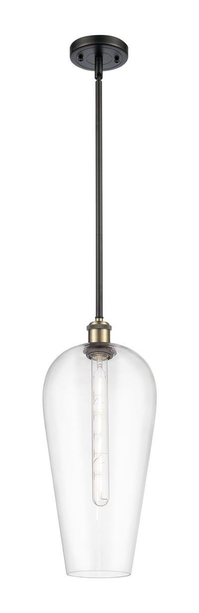 Ballston Mini Pendant Antique Brass Finish