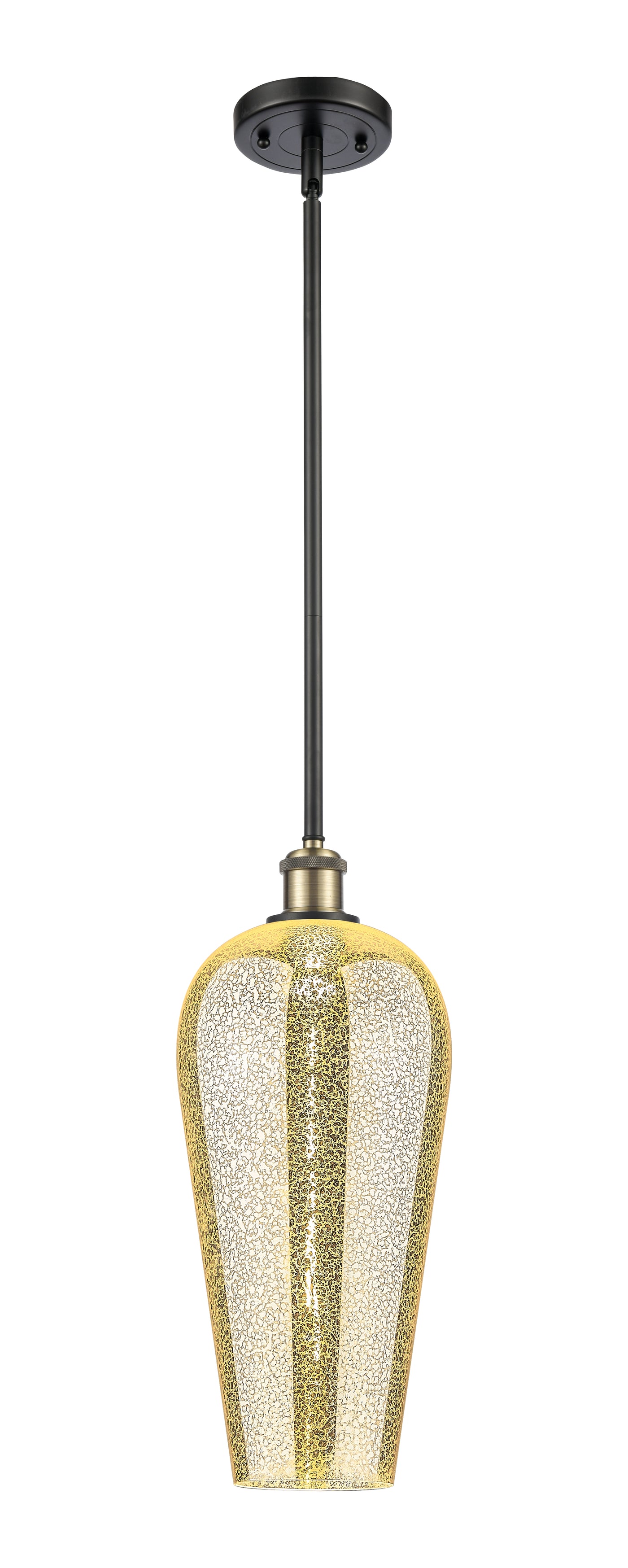 Ballston Mini Pendant Antique Brass Finish