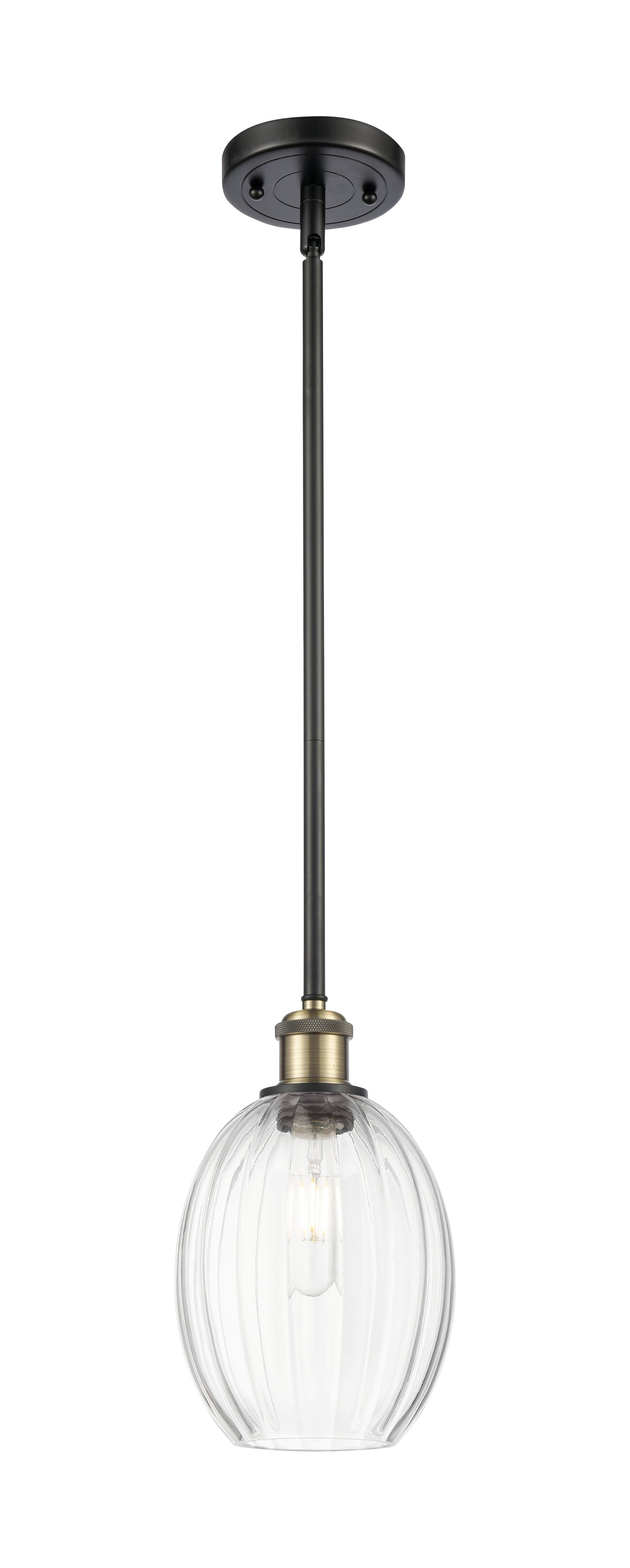 Ballston Mini Pendant Antique Brass Finish