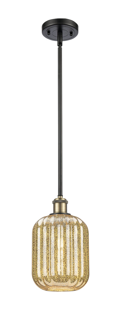 Ballston Mini Pendant Antique Brass Finish