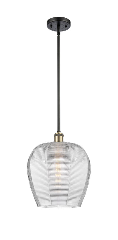 Ballston Mini Pendant Antique Brass Finish