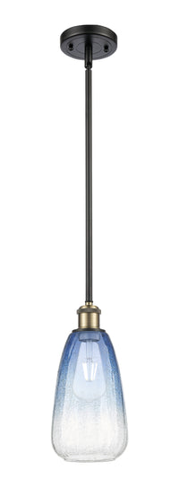 Ballston Mini Pendant Antique Brass Glass