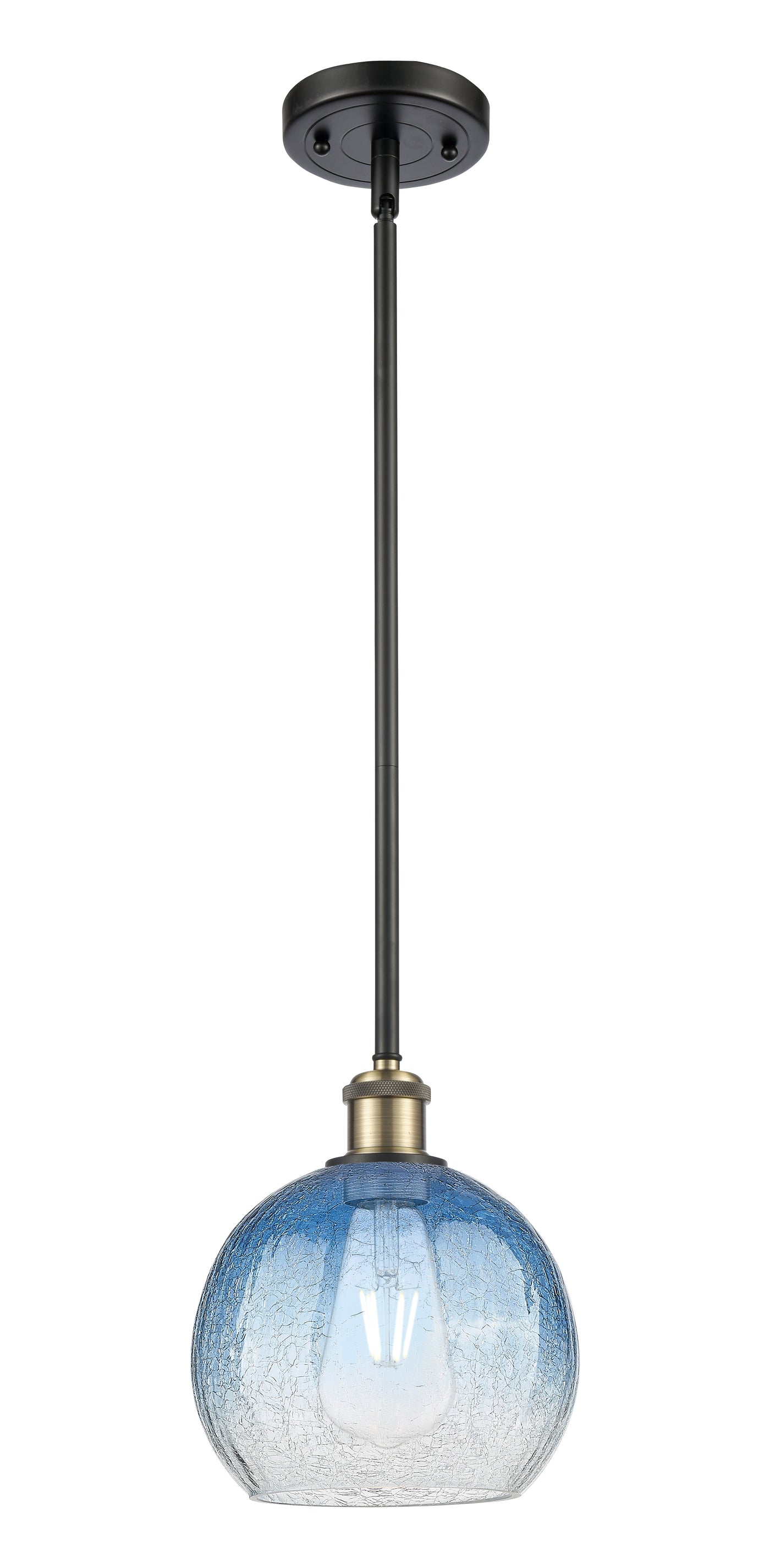 Ballston Mini Pendant Antique Brass Finish