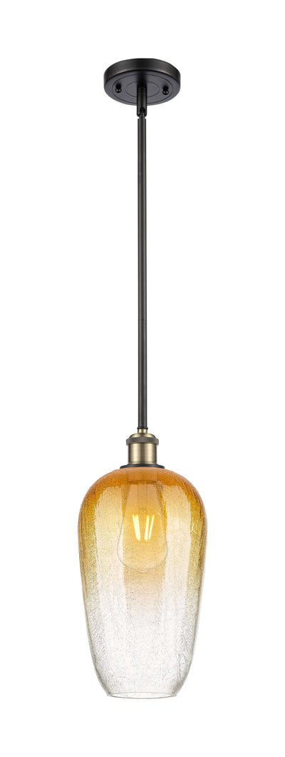 Ballston Mini Pendant Antique Brass Finish