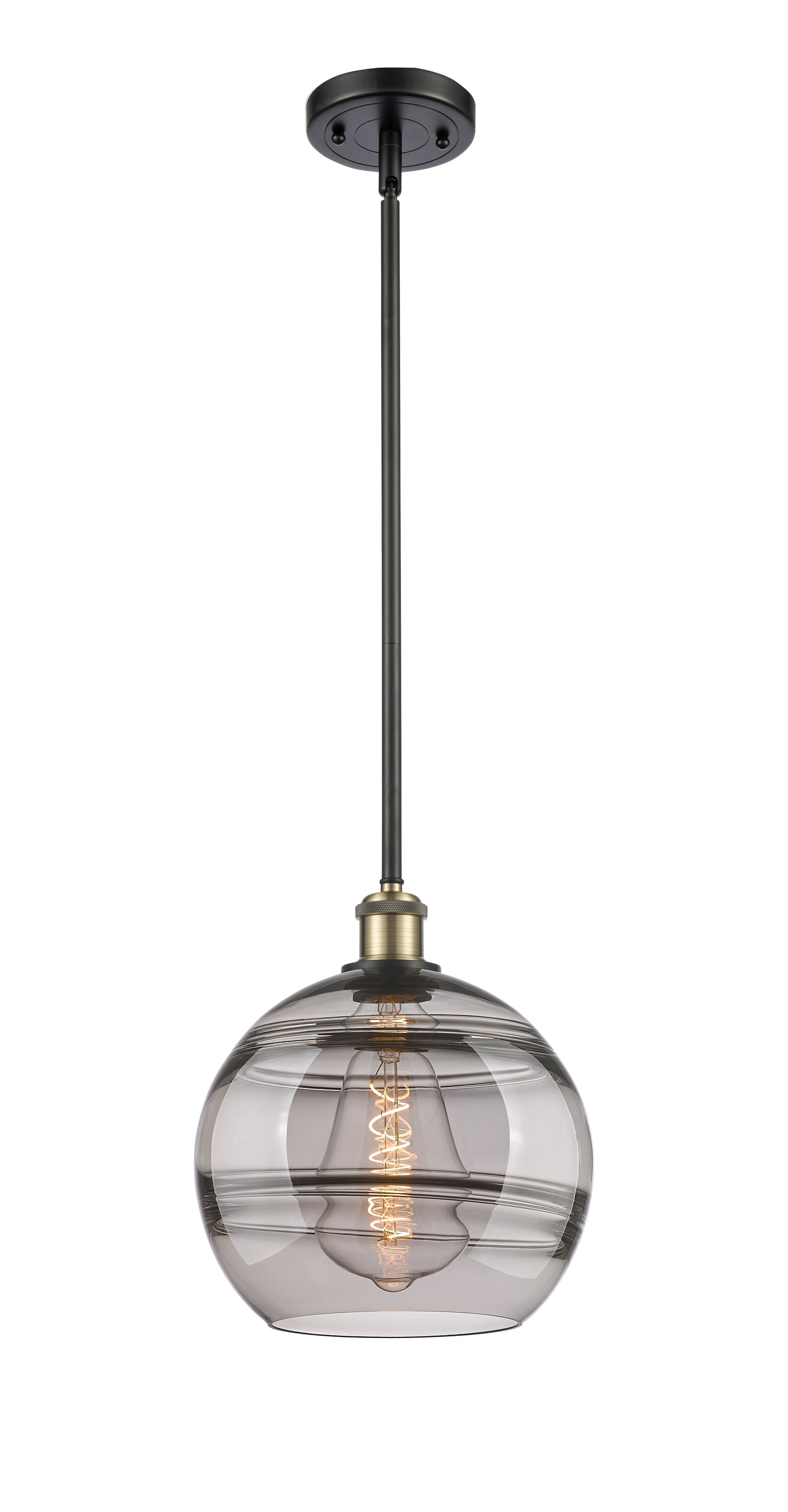 Ballston Mini Pendant Antique Brass 10 Inch