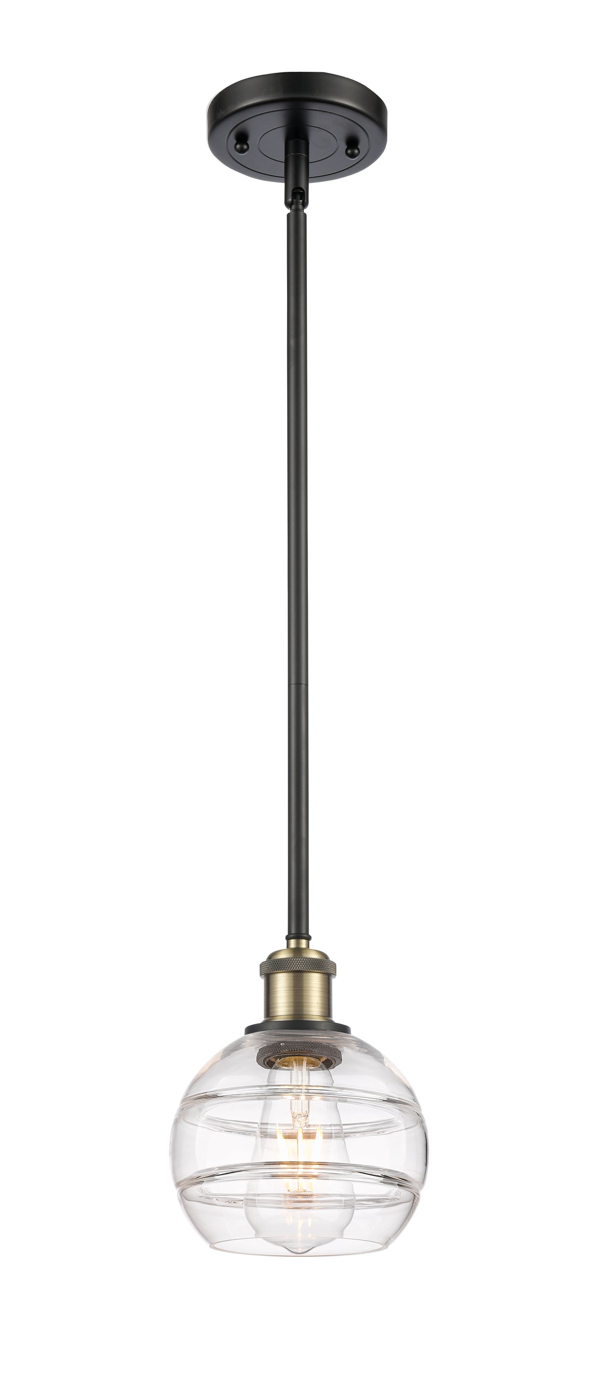 Ballston Mini Pendant Antique Brass Cast