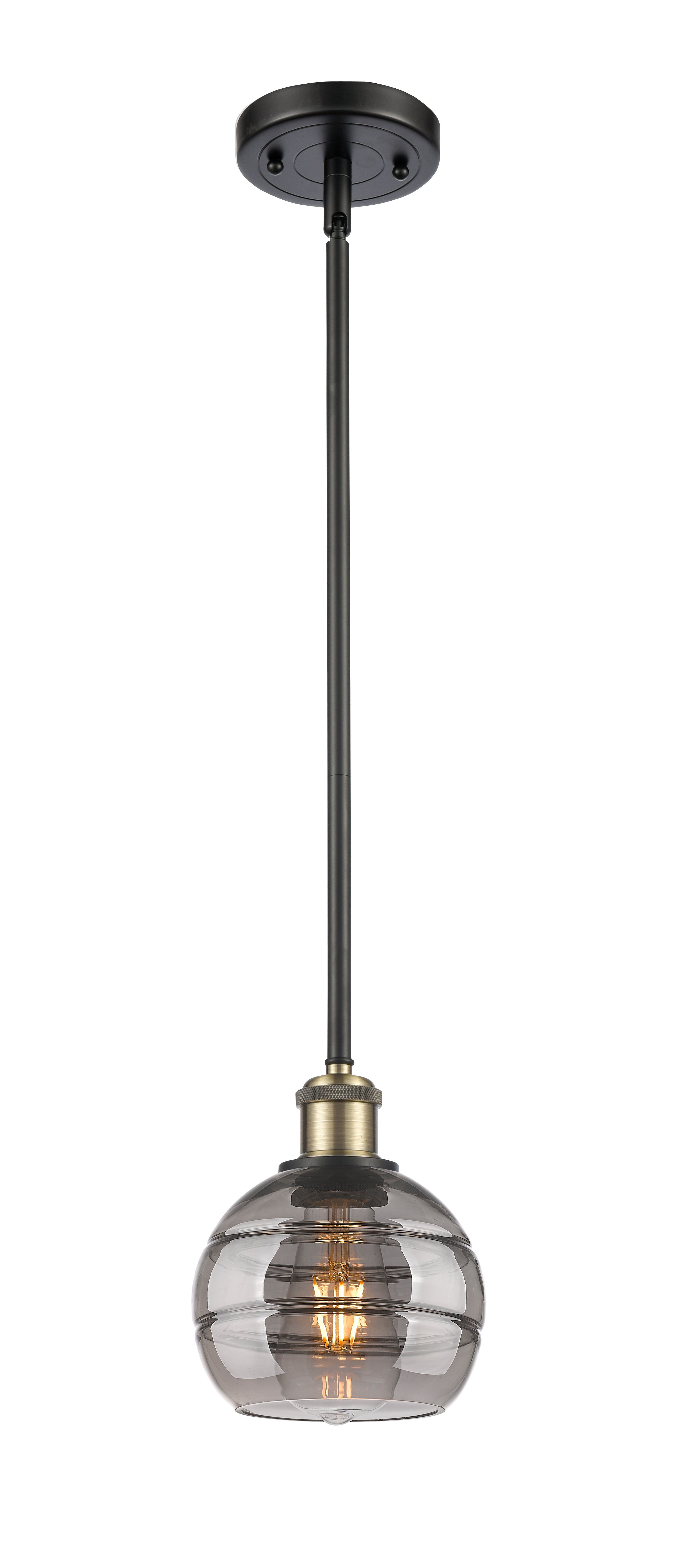Ballston Mini Pendant Antique Brass Cast