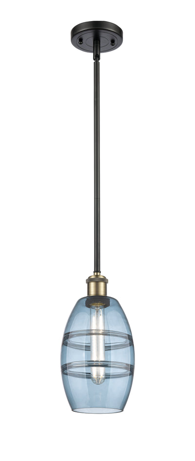 Ballston Mini Pendant Antique Brass Glass