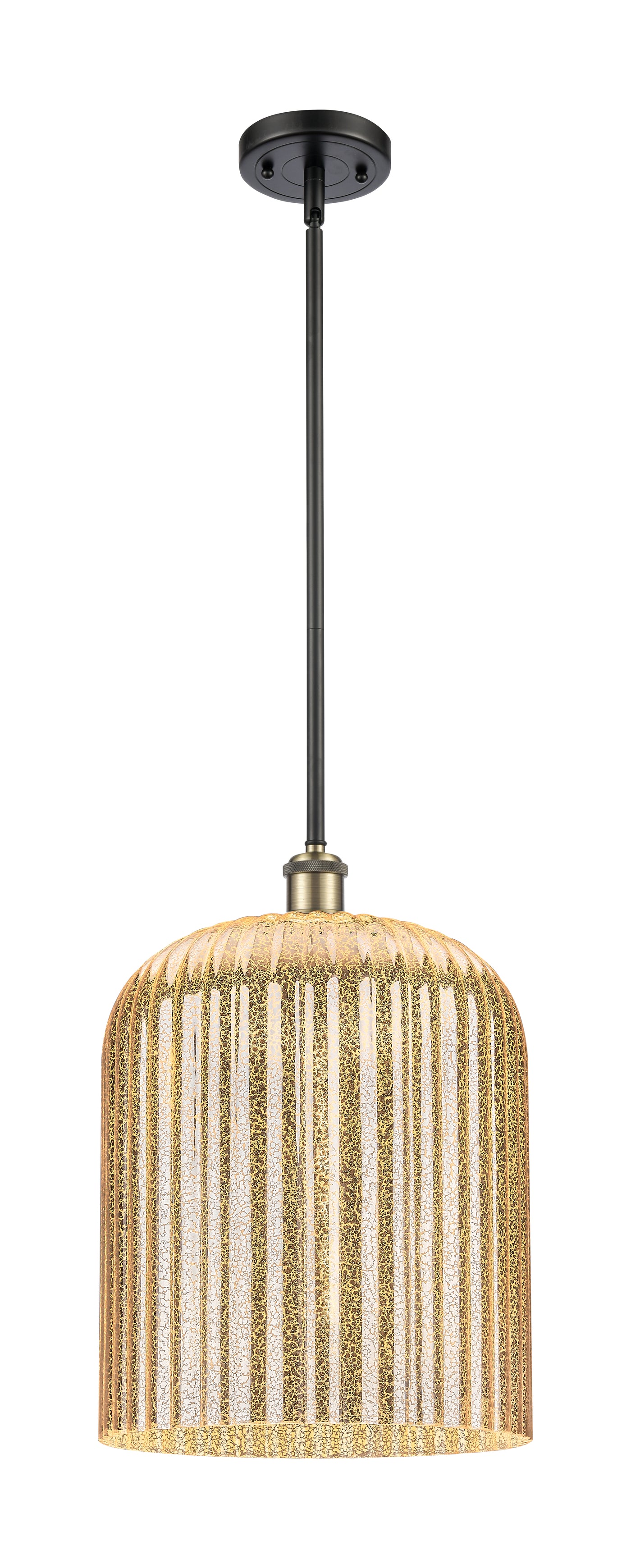 Ballston Mini Pendant Antique Brass Finish