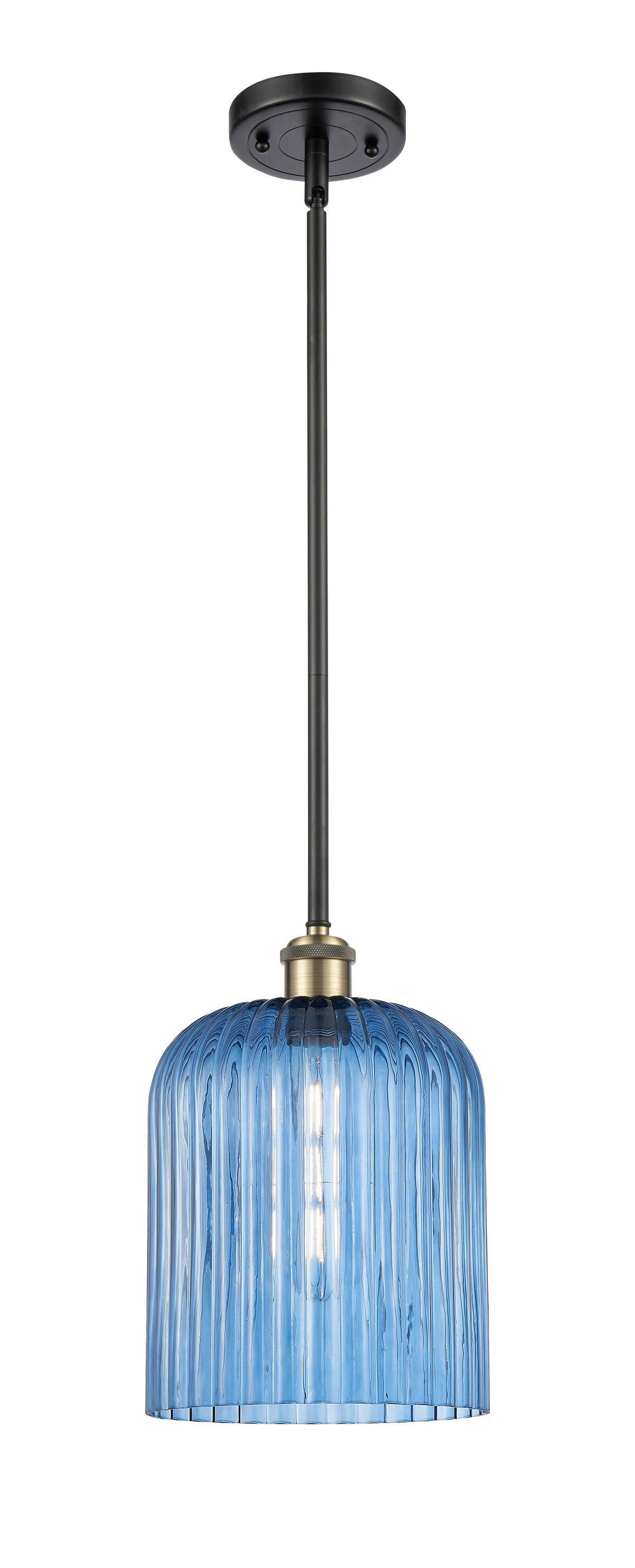 Ballston Mini Pendant Antique Brass Finish