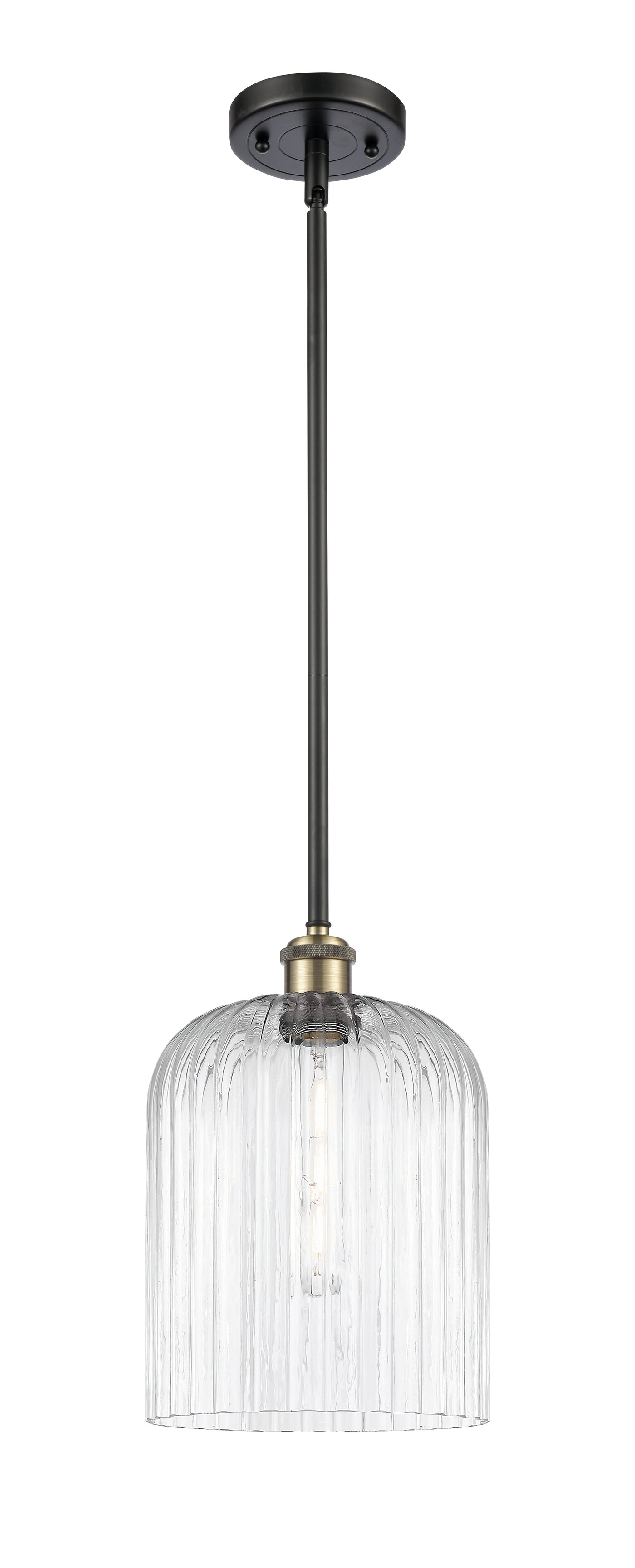 Ballston Mini Pendant Antique Brass Finish