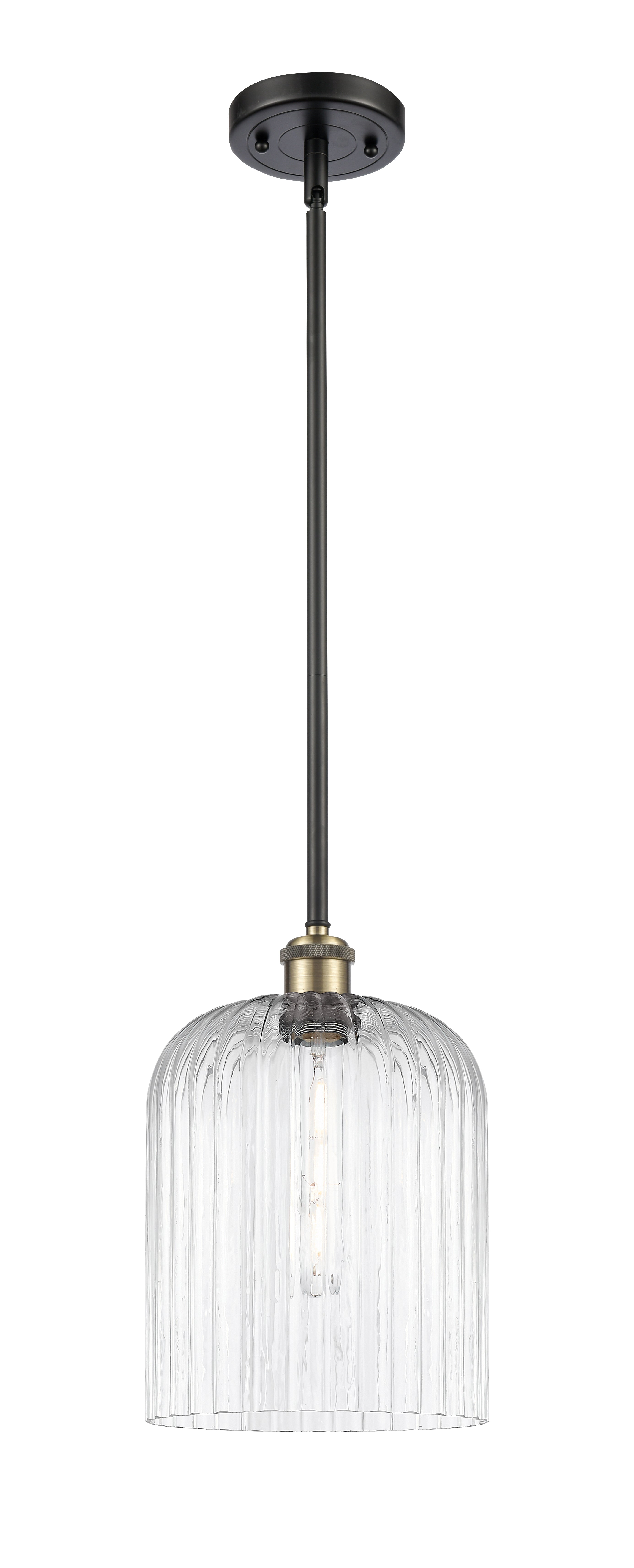 Ballston Mini Pendant Antique Brass Finish