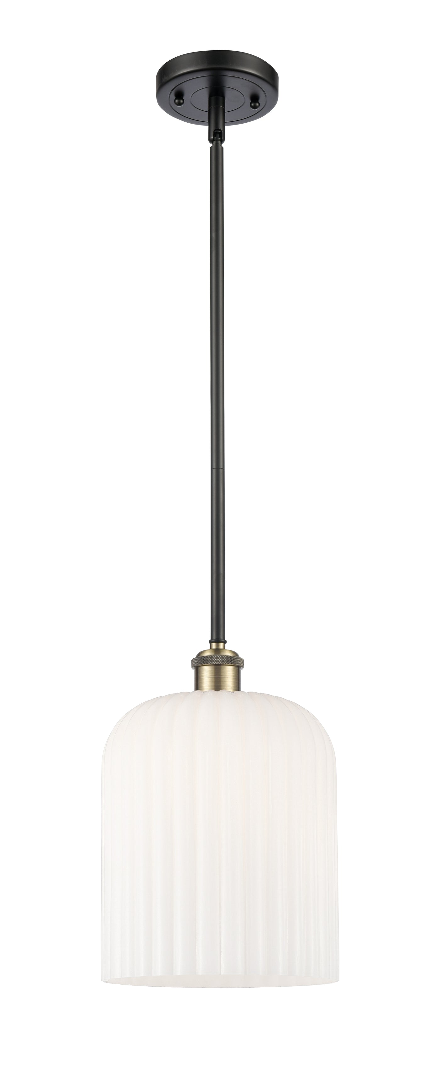 Ballston Mini Pendant Antique Brass Finish