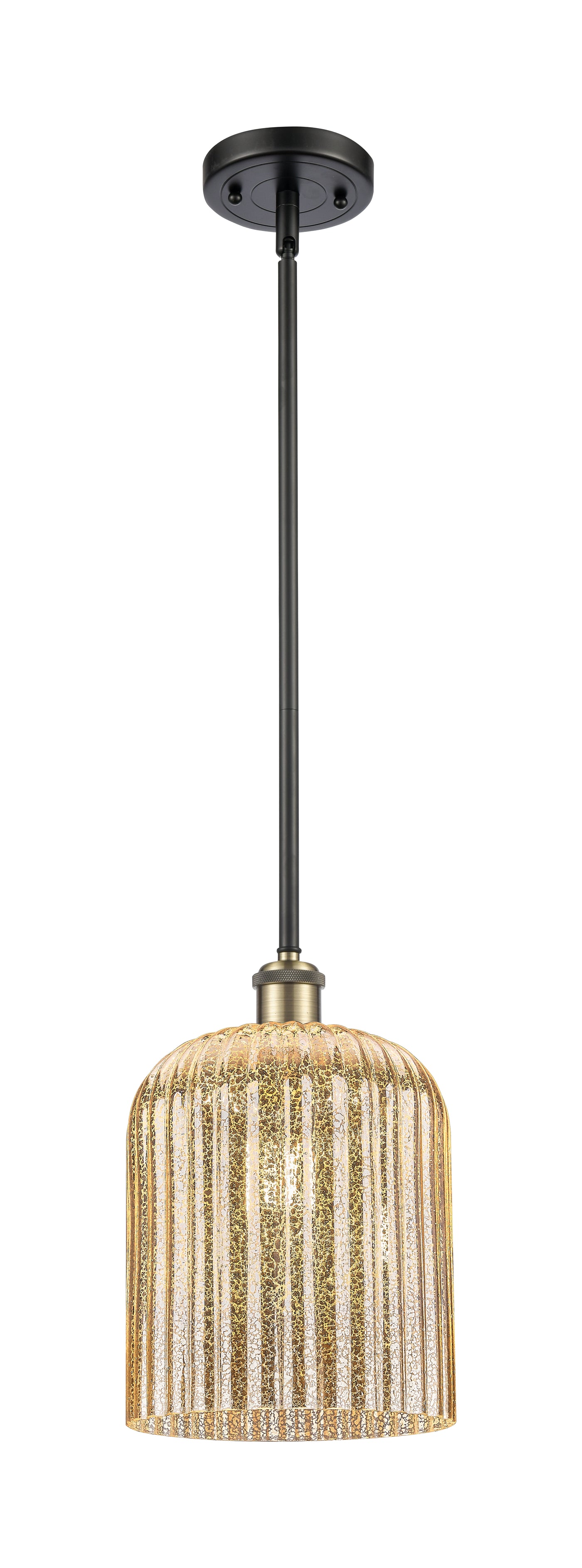 Ballston Mini Pendant Antique Brass Finish
