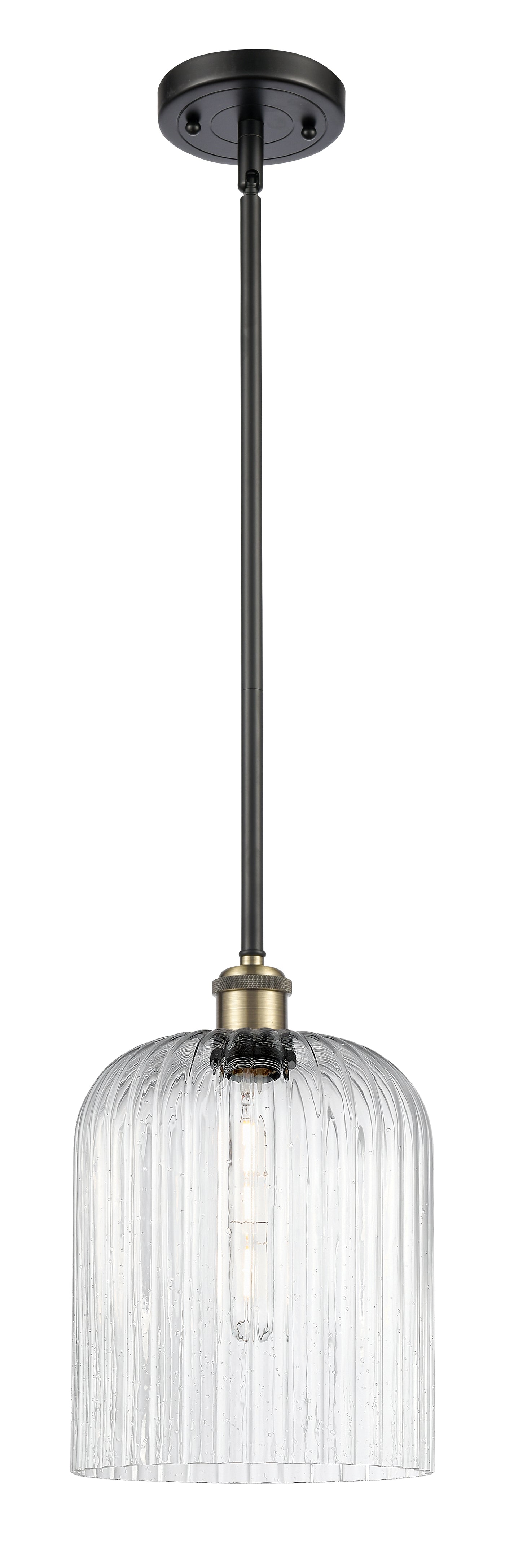 Ballston Mini Pendant Antique Brass Finish