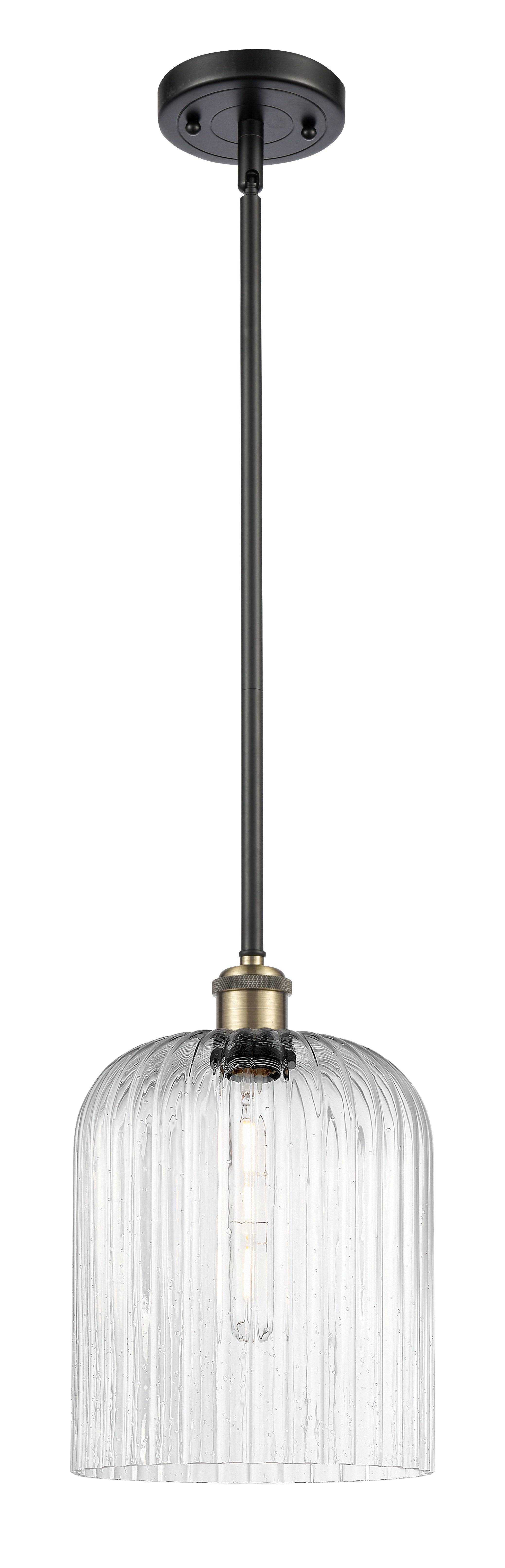 Ballston Mini Pendant Antique Brass Finish