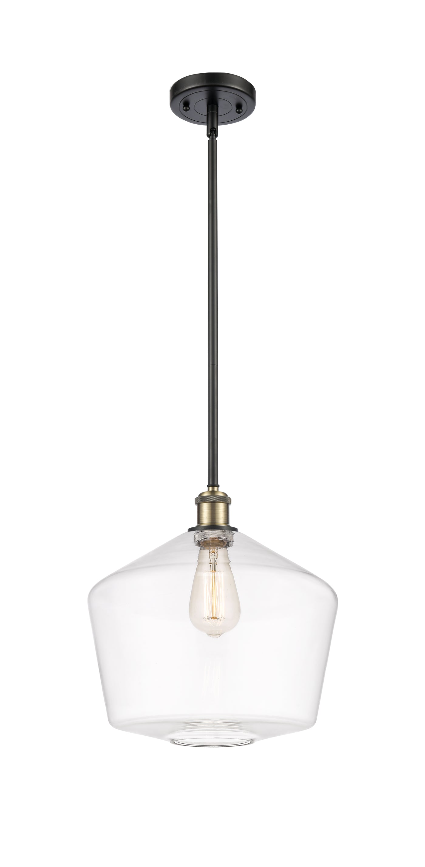 Ballston Mini Pendant Antique Brass Finish