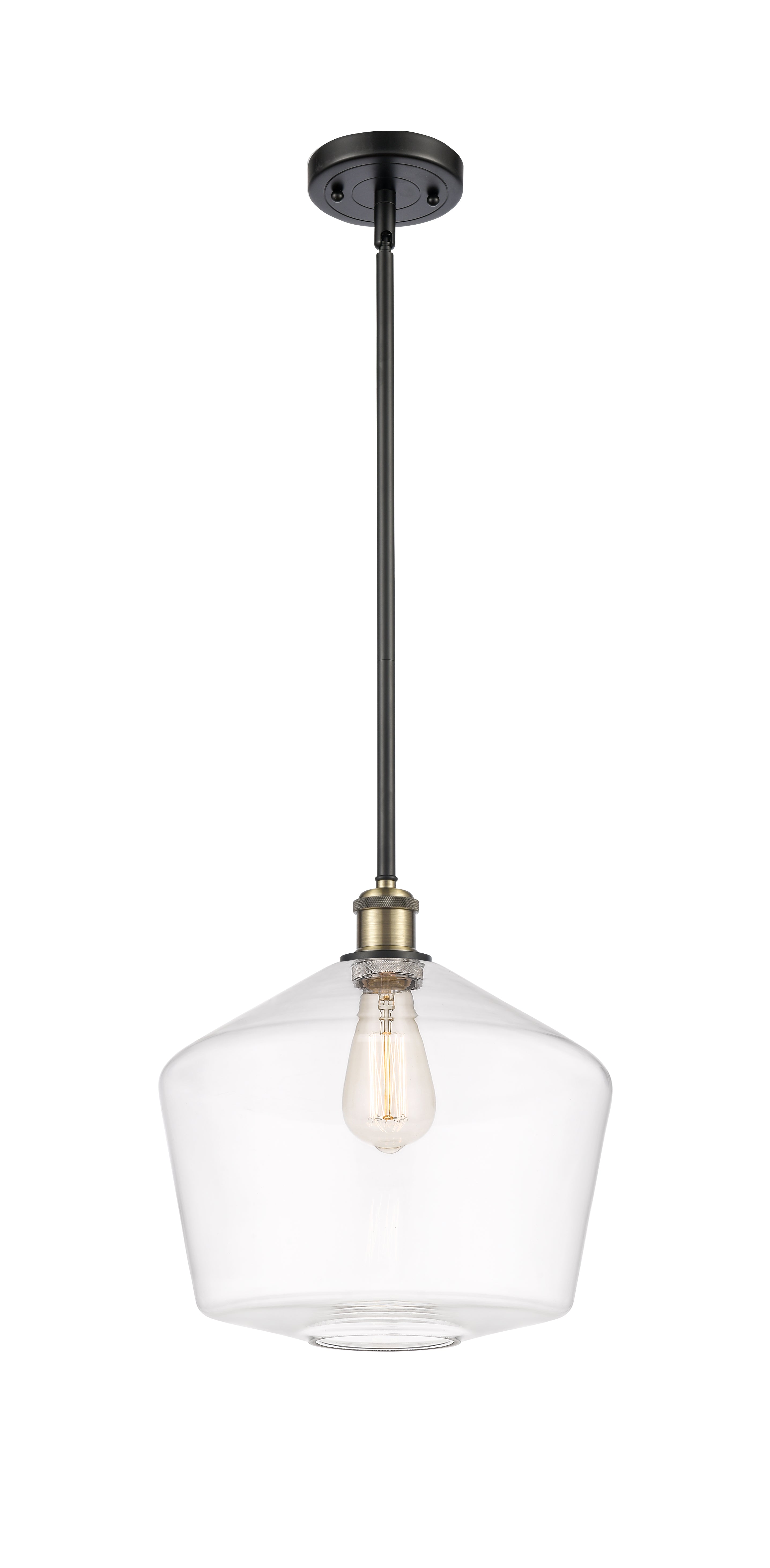 Ballston Mini Pendant Antique Brass Finish