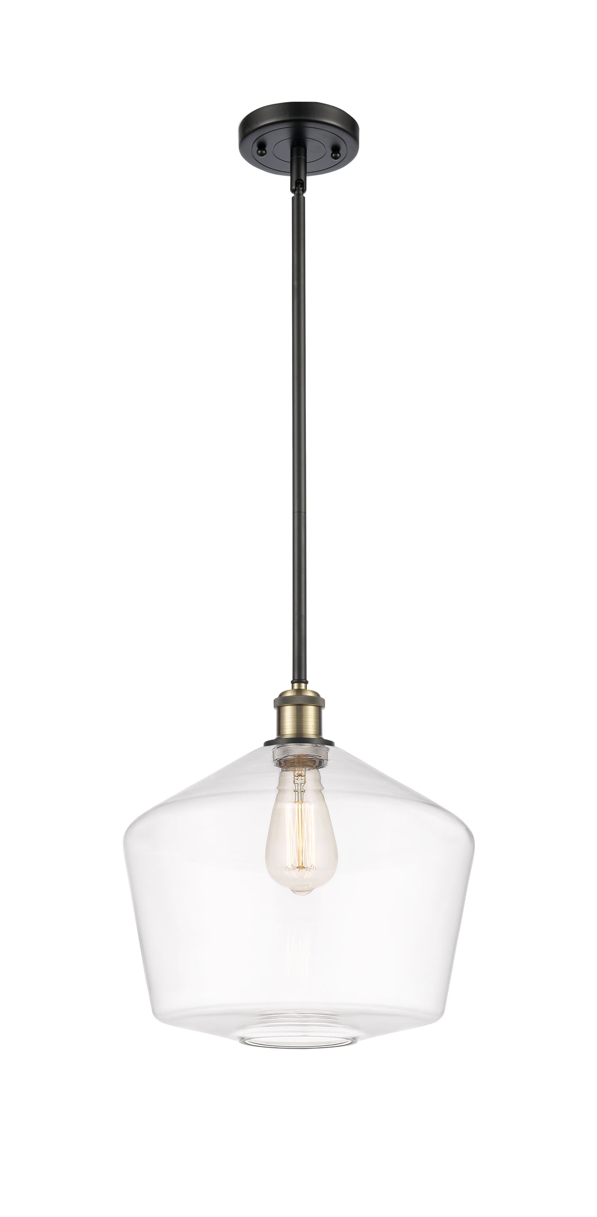 Ballston Mini Pendant Antique Brass Finish