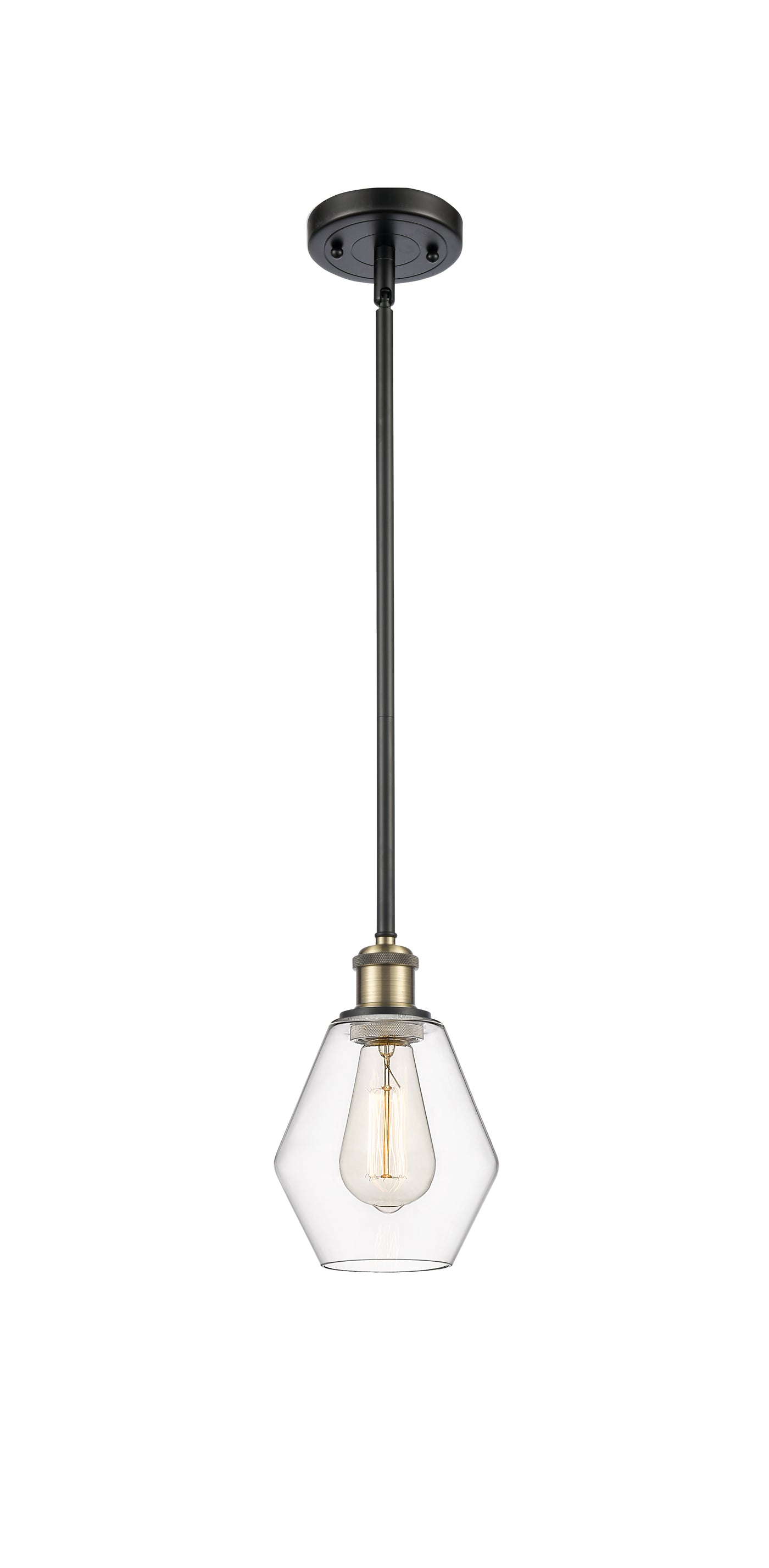 Ballston Mini Pendant Antique Brass Finish