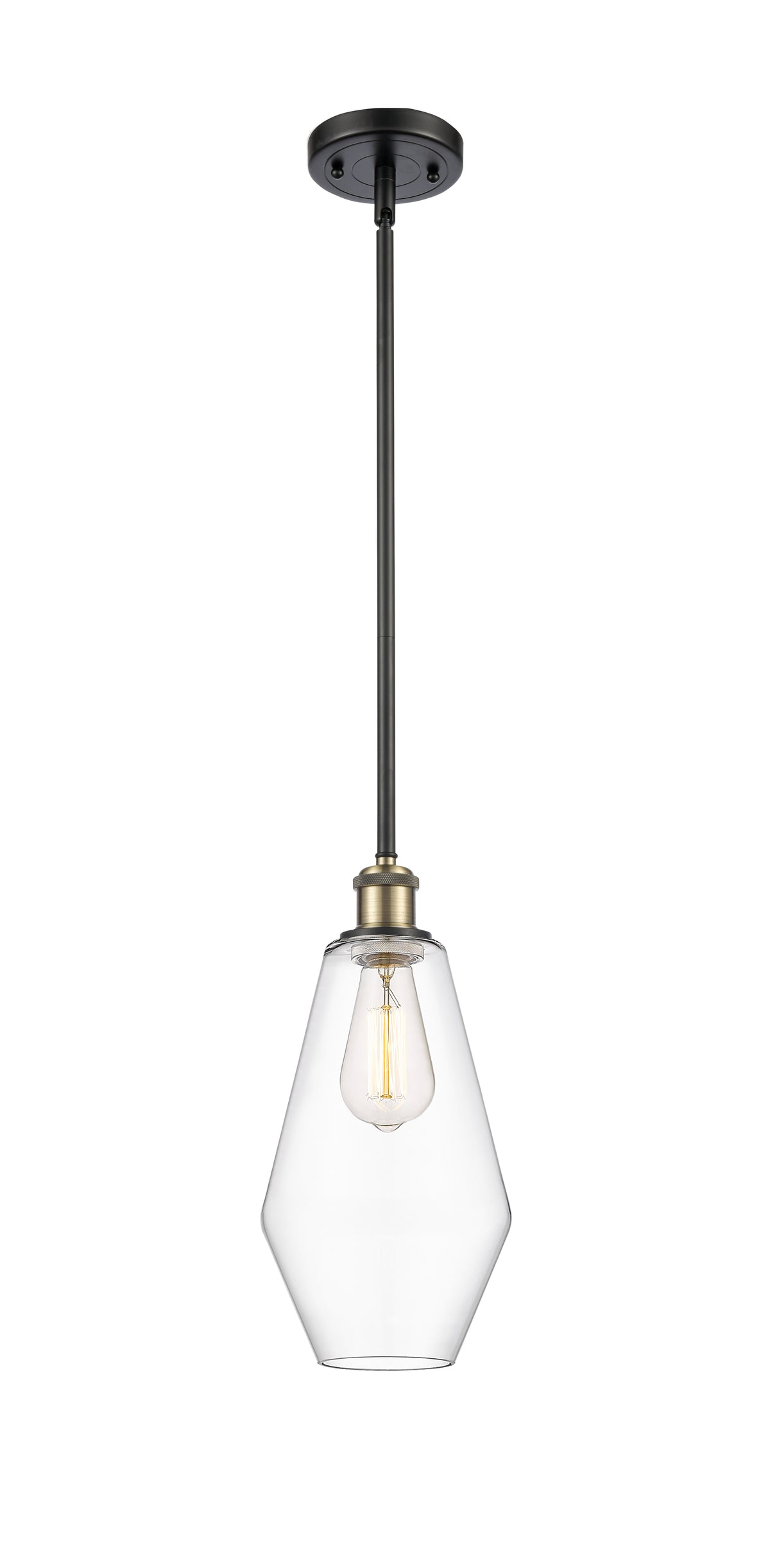 Ballston Mini Pendant 7 Inch Cast Brass