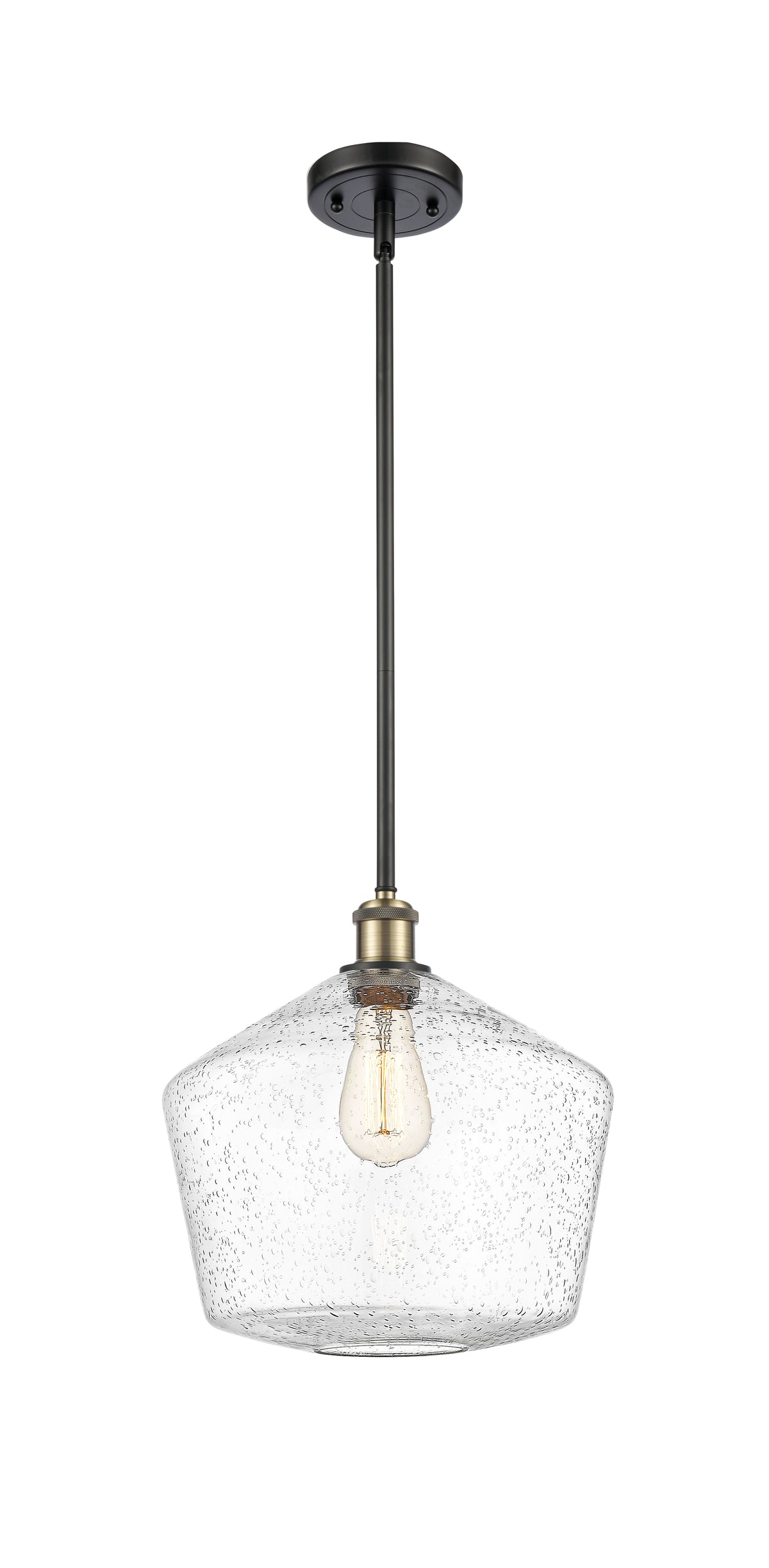Ballston Mini Pendant Antique Brass Finish