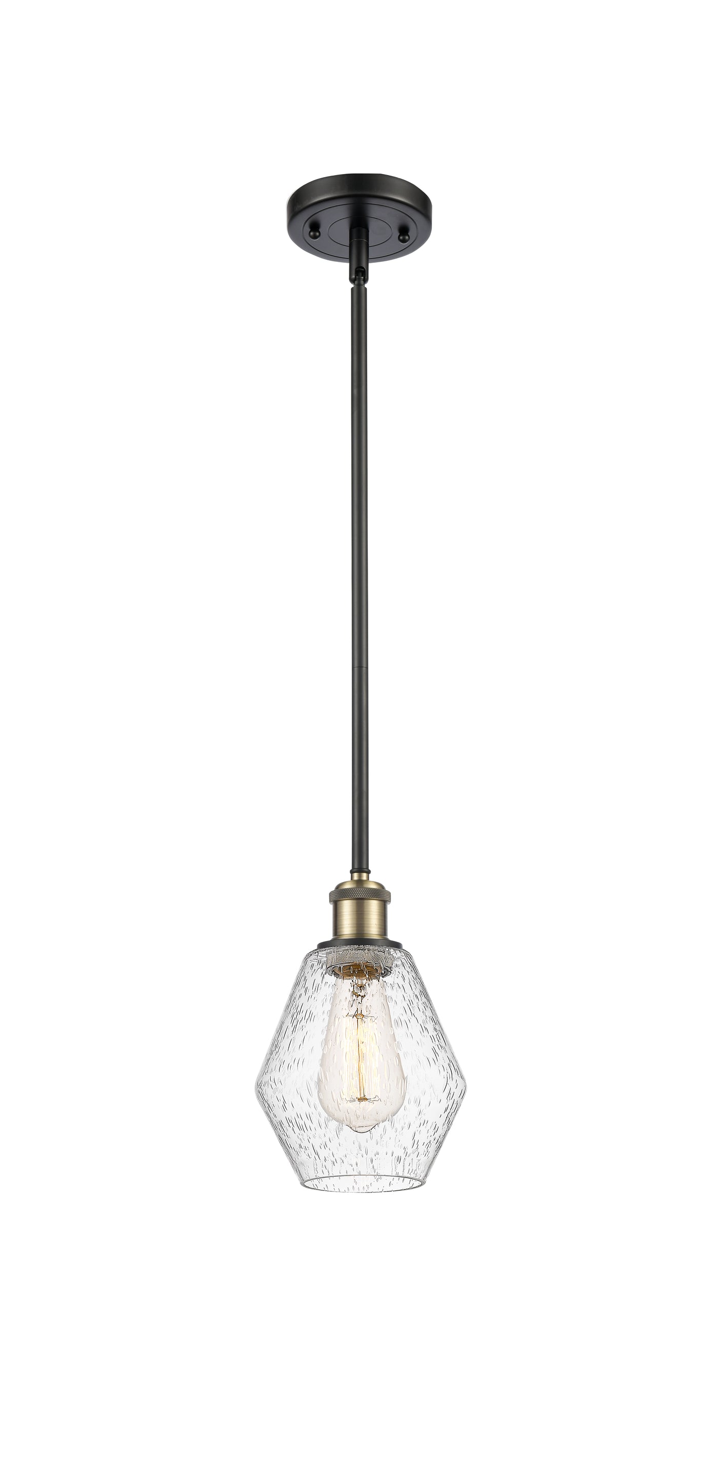 Ballston Mini Pendant Antique Brass Finish