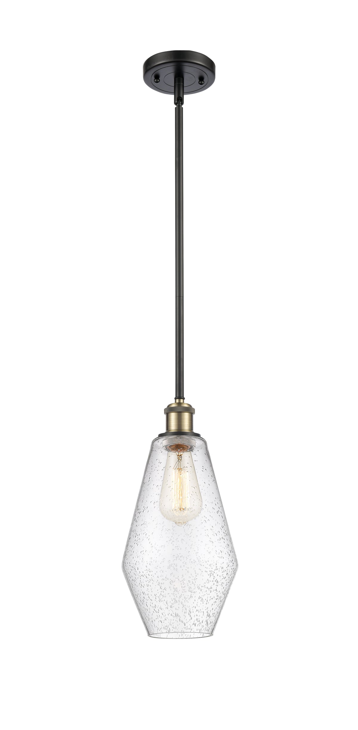 Ballston Mini Pendant Antique Brass Finish