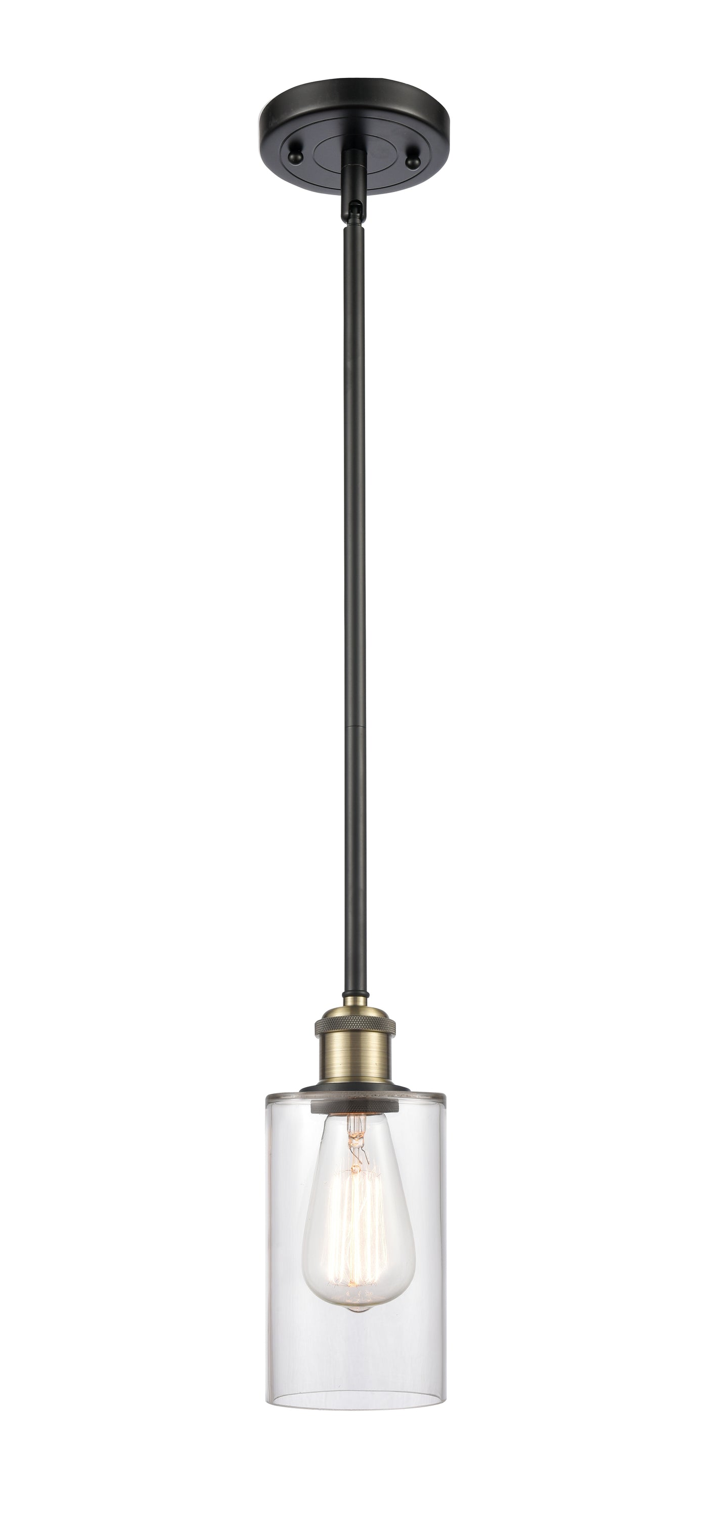 Ballston Mini Pendant Antique Brass Finish