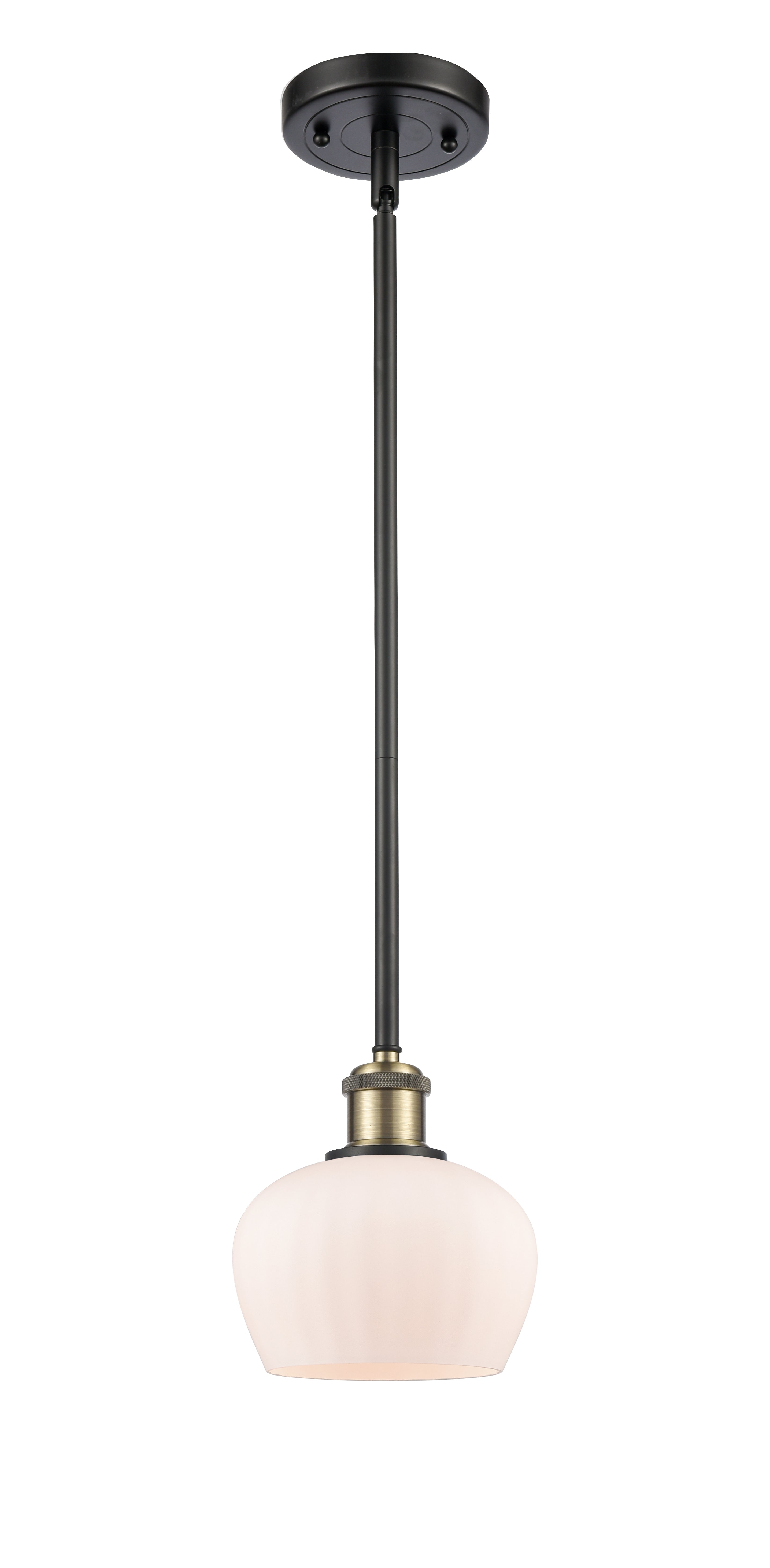 Ballston Mini Pendant Antique Brass Finish