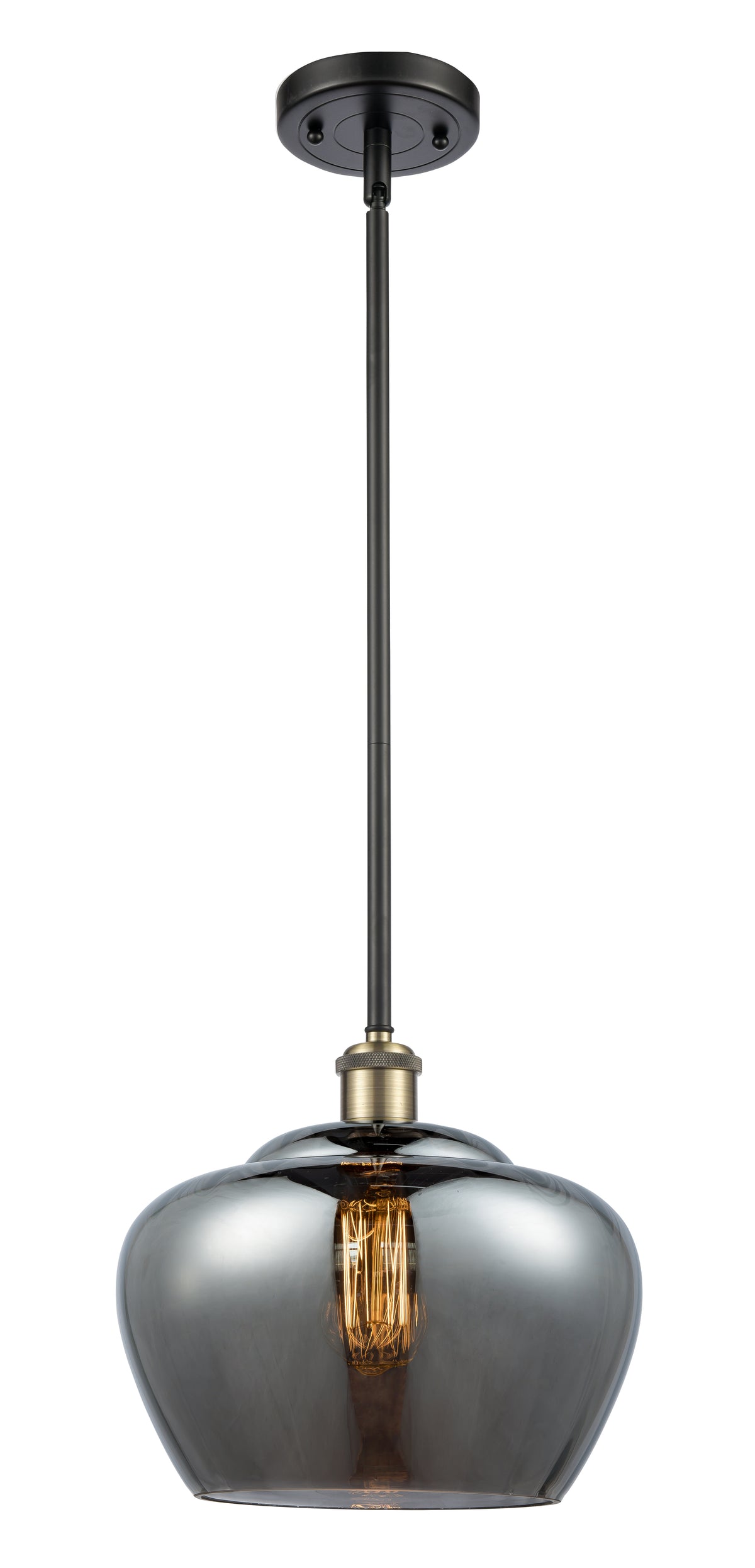 Ballston Mini Pendant Antique Brass Finish