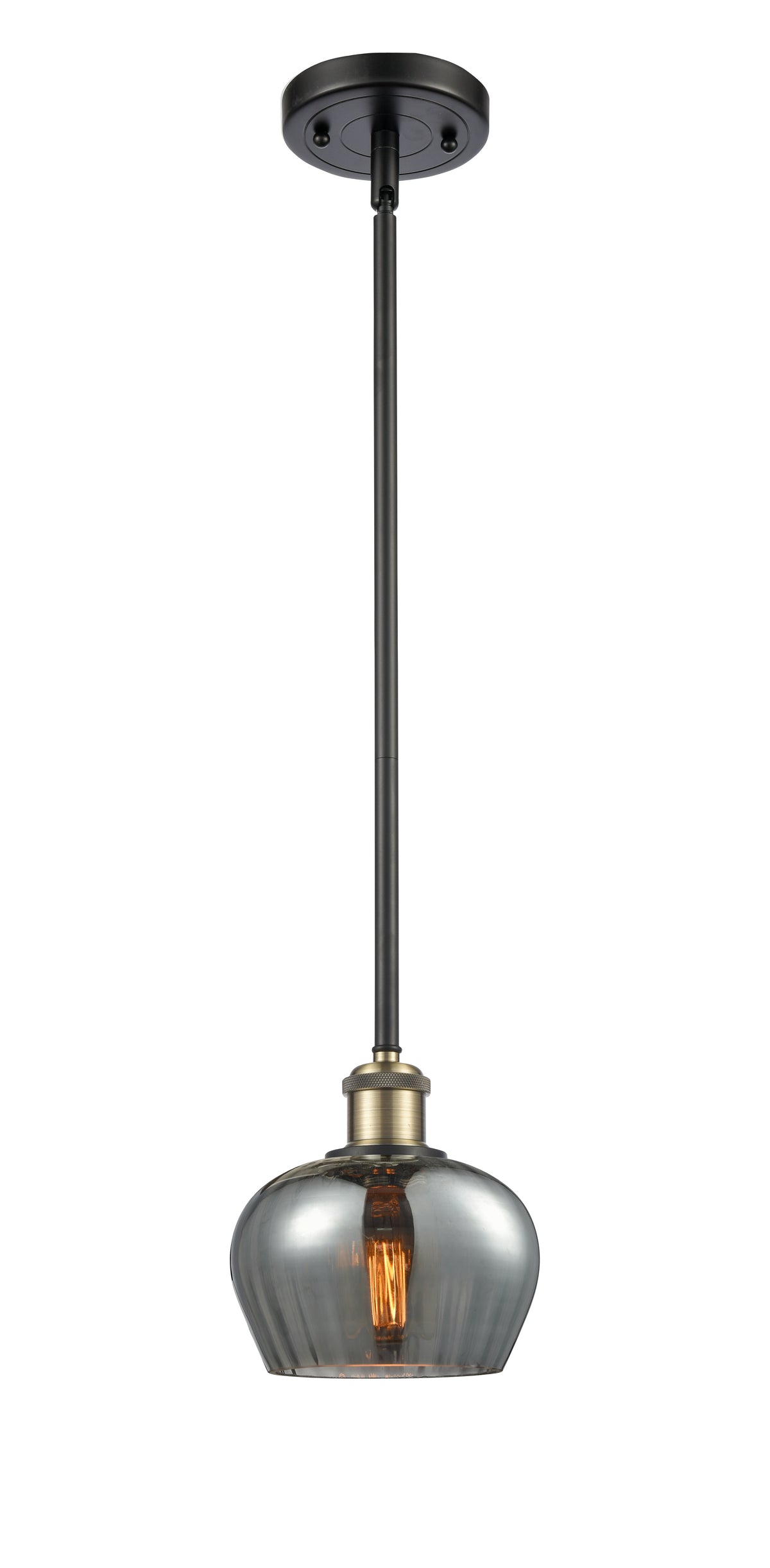 Ballston Mini Pendant Antique Brass Finish