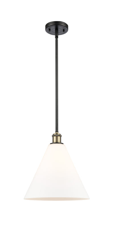 Ballston Mini Pendant Antique Brass Finish