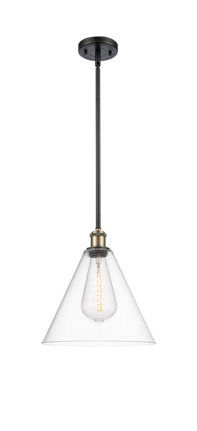 Ballston Mini Pendant Antique Brass Finish