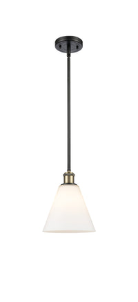 Ballston Mini Pendant Antique Brass 8 Inch