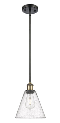 Ballston Mini Pendant Antique Brass 8 Inch