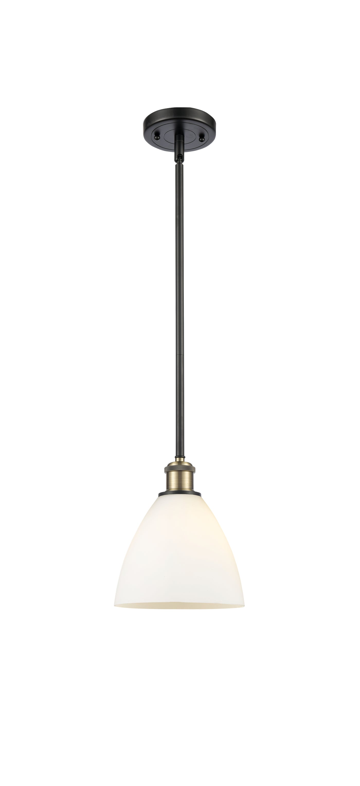 Ballston Mini Pendant Antique Brass Finish