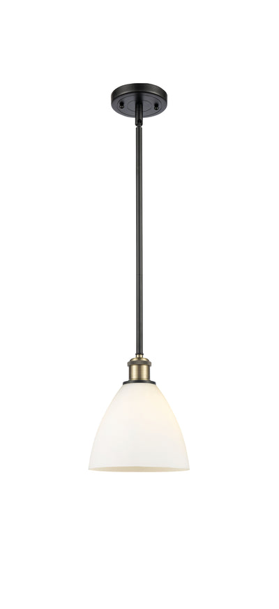 Ballston Mini Pendant Antique Brass Finish