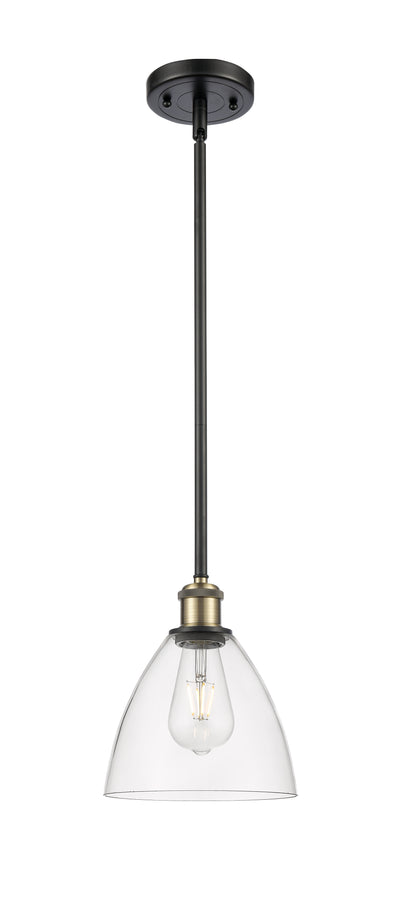 Ballston Mini Pendant Antique Brass Finish