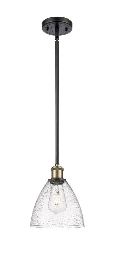 Ballston Mini Pendant Antique Brass Finish