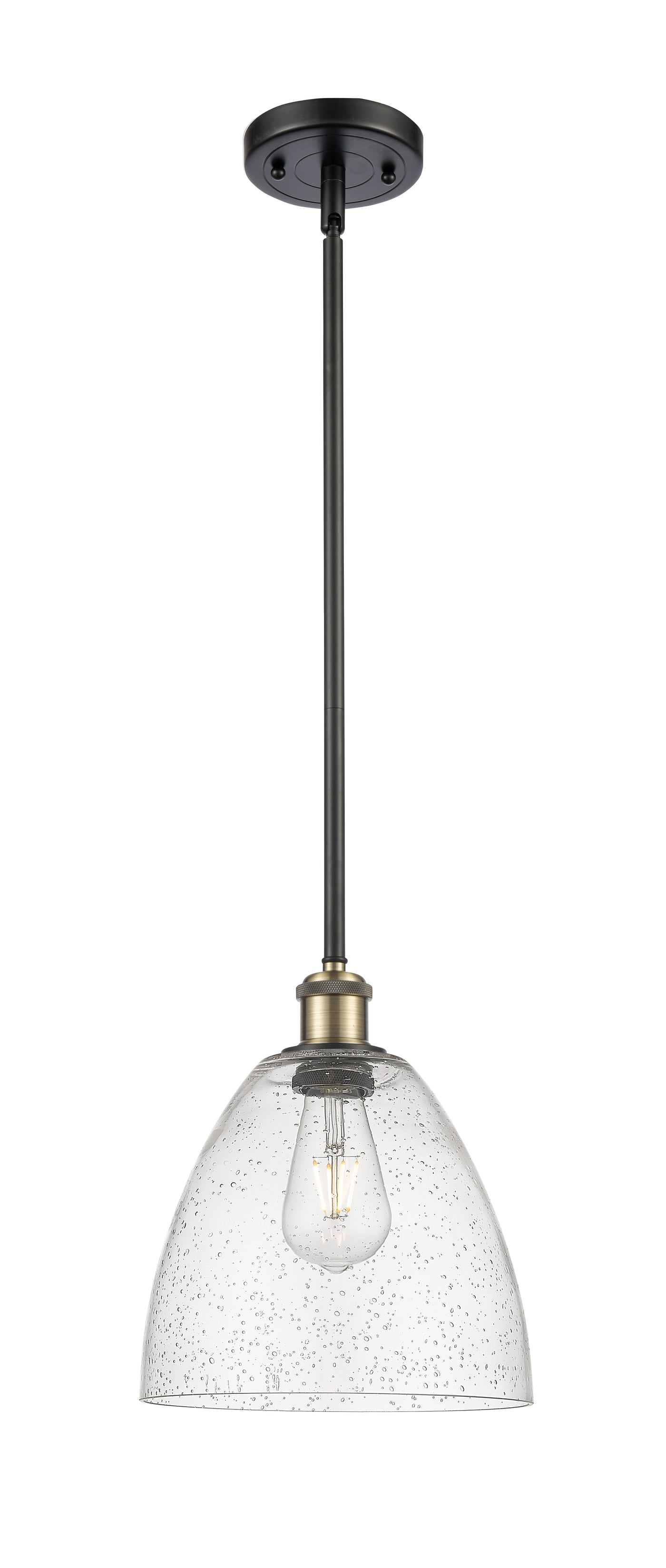 Ballston Mini Pendant Antique Brass Finish