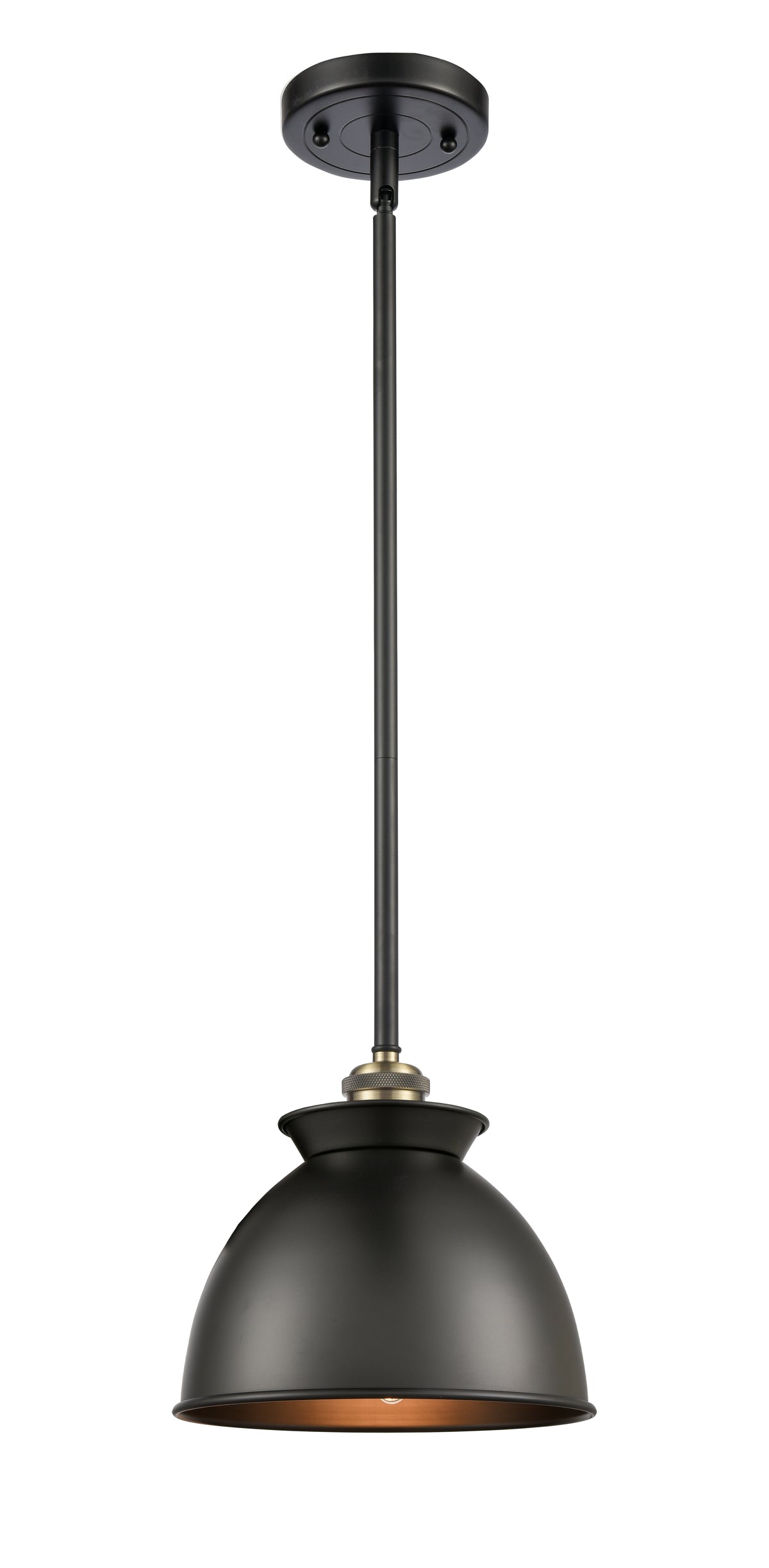 Ballston Mini Pendant Antique Brass Finish