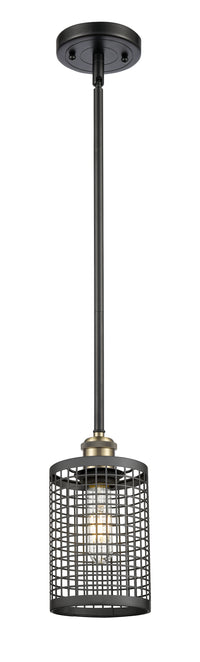Ballston Mini Pendant Antique Brass Finish