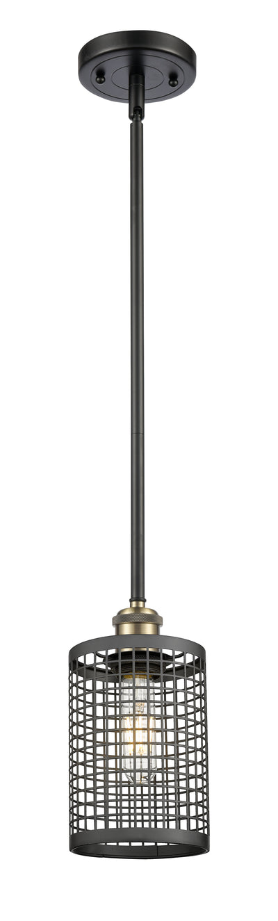 Ballston Mini Pendant Antique Brass Finish
