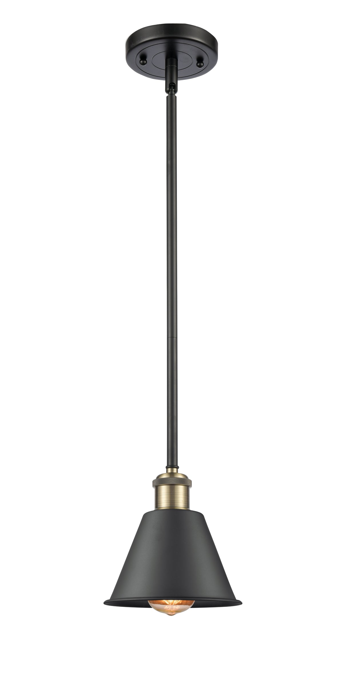 Ballston Mini Pendant Antique Brass Steel