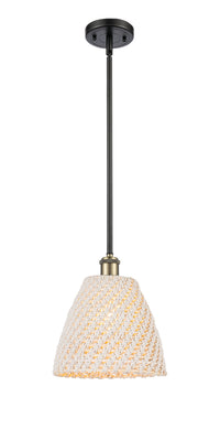 Ballston Mini Pendant Antique Brass 9 Inch