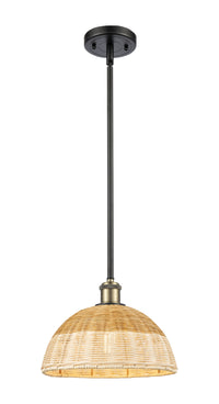 Ballston Mini Pendant Antique Brass Finish