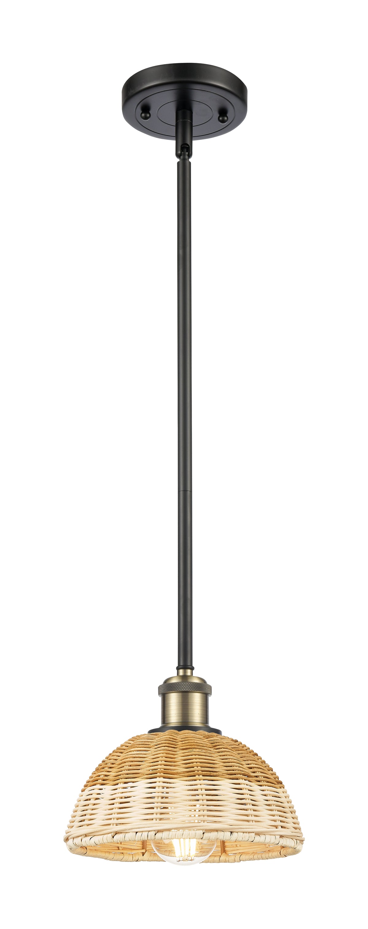 Ballston Mini Pendant Antique Brass